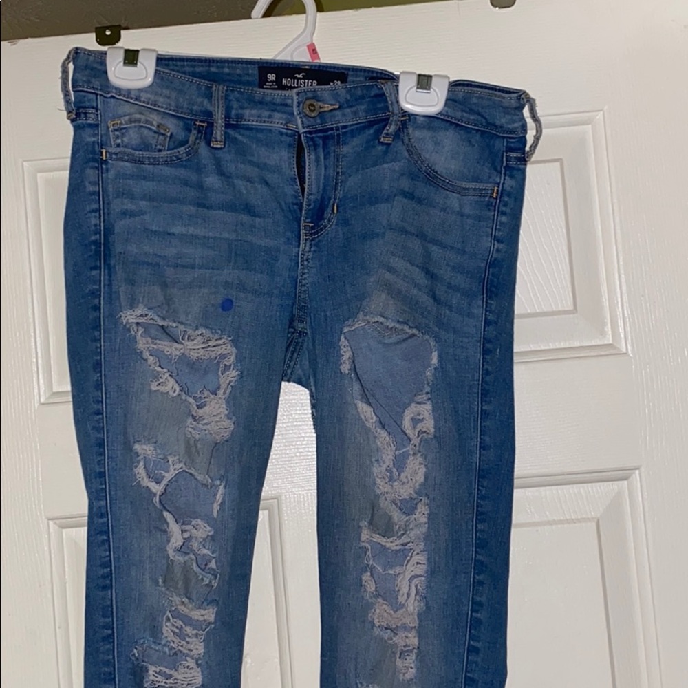 Ripped Hollister jeans
